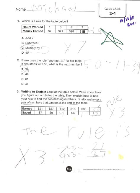 4 Problem Solving; Topic 17 Test Prep; Topic 17 Reteaching; Envision Math Grade 4. . Envision algebra 1 teaching resources answer key